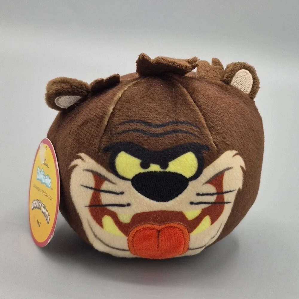 Looney Tunes Taz Plush Ornament Looney Tunes Hallmark Fluffballs Toy Collectible